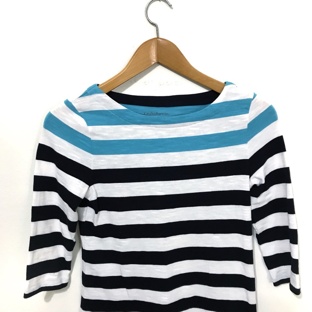 Croft & Barrow 3/4 Sleeve Top - Picture 2 of 5